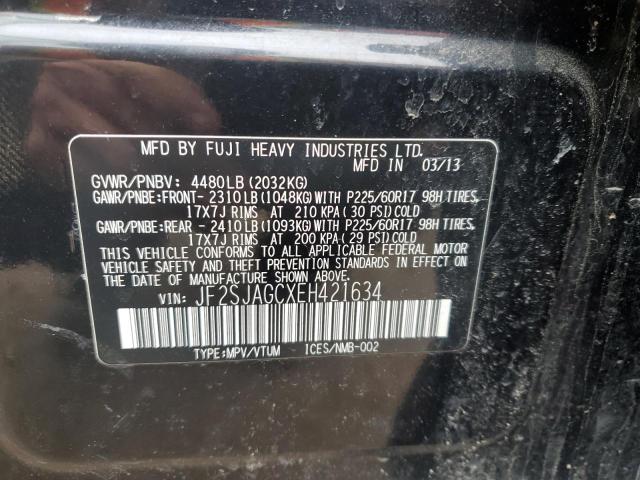 Photo 14 from auction – 2014 SUBARU FORESTER 2 with VIN JF2SJAGCXEH421634