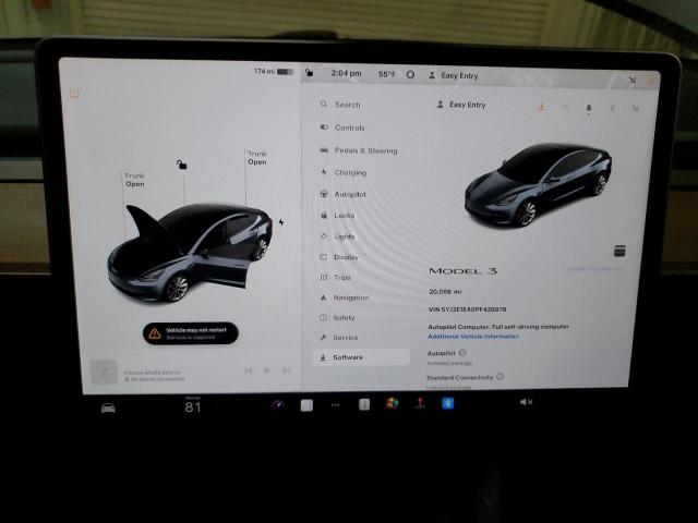 Photo 9 from auction – 2023 TESLA MODEL 3 with VIN 5YJ3E1EA0PF429978