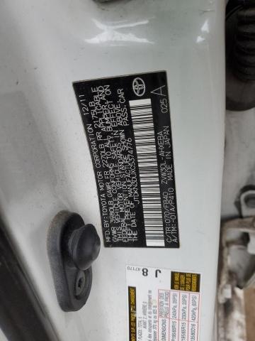 Photo 13 from auction – 2012 TOYOTA PRIUS with VIN JTDKN3DUXC5374776