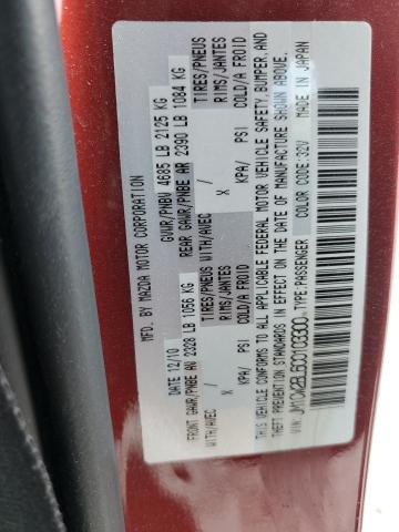 Photo 14 from auction – 2012 MAZDA 5 with VIN JM1CW2BL6C0103300