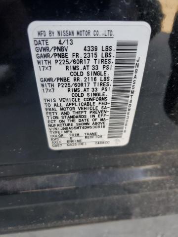 Photo 14 from auction – 2013 NISSAN ROGUE S with VIN JN8AS5MT4DW530818