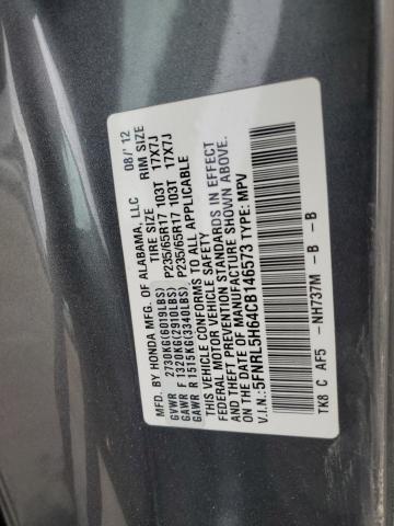 Photo 14 from auction – 2012 HONDA ODYSSEY EX with VIN 5FNRL5H64CB146573