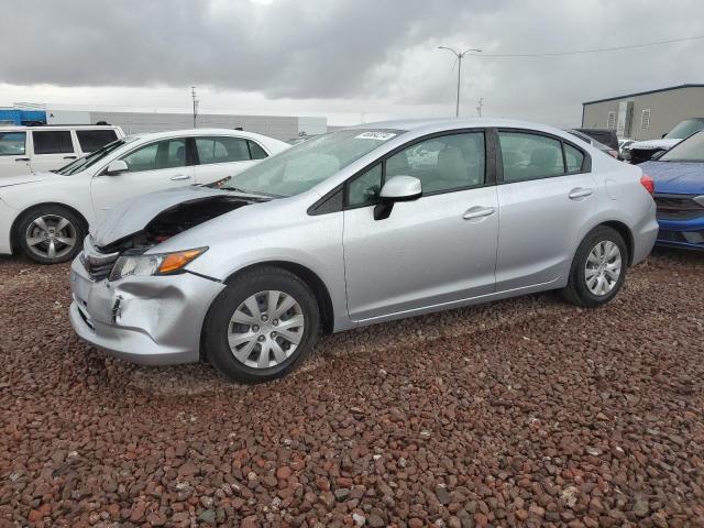 HONDA CIVIC LX 2012 with VIN 2HGFB2F50CH612283 - Photo from auction