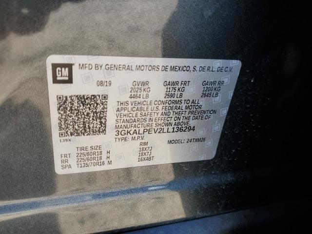 Photo 12 from auction – 2020 GMC TERRAIN SL with VIN 3GKALPEV2LL136294