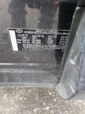 Photo 12 from auction – 2023 HYUNDAI SANTA FE S with VIN 5NMS2DAJ1PH513835