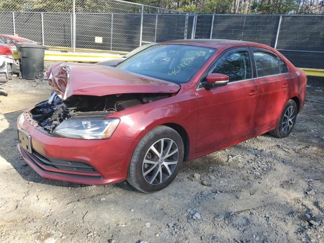 VOLKSWAGEN JETTA SE 2017 with VIN 3VWDB7AJ1HM206817 - Photo from auction