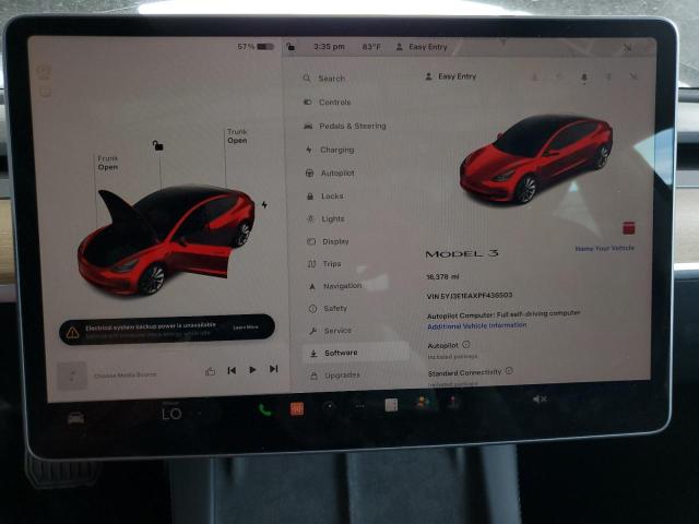 Photo 9 from auction – 2023 TESLA MODEL 3 with VIN 5YJ3E1EAXPF436503