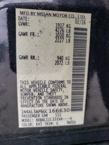 Photo 13 from auction – 2016 NISSAN ALTIMA 2.5 with VIN 1N4AL3AP6GC166630
