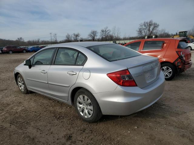 Photo 2 from auction – 2012 HONDA CIVIC LX with VIN 19XFB2F56CE099874