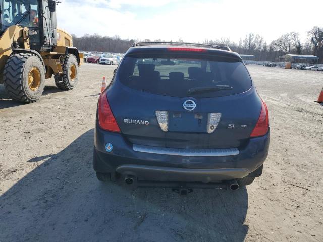 Photo 6 from auction – 2006 NISSAN MURANO SL with VIN JN8AZ08W16W531625