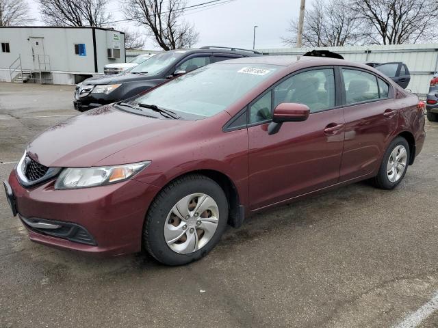 HONDA CIVIC LX 2014 with VIN 19XFB2F53EE026481 - Photo from auction