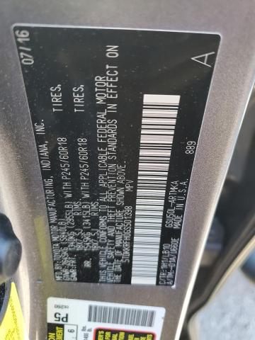 Photo 14 from auction – 2016 TOYOTA HIGHLANDER with VIN 5TDKKRFH0GS501398