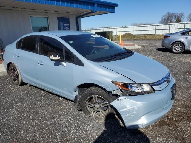 Photo 4 from auction – 2012 HONDA CIVIC HYBR with VIN JHMFB4F22CS006801