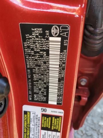 Photo 12 from auction – 2015 TOYOTA COROLLA L with VIN 2T1BURHE9FC395392