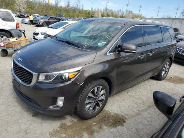 KIA SEDONA EX 2015 with VIN KNDMC5C16F6038381 - Photo from auction