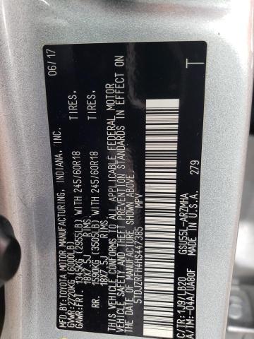 Photo 14 from auction – 2017 TOYOTA HIGHLANDER with VIN 5TDJZRFH4HS447385