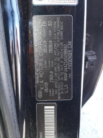 Photo 12 from auction – 2010 KIA FORTE EX with VIN KNAFU4A25A5098692