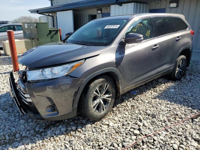 TOYOTA HIGHLANDER 2017 with VIN 5TDBZRFH1HS452483 - Photo from auction