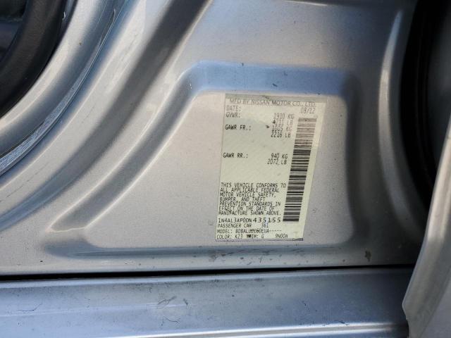 Photo 12 from auction – 2013 NISSAN ALTIMA 2.5 with VIN 1N4AL3AP0DN435155