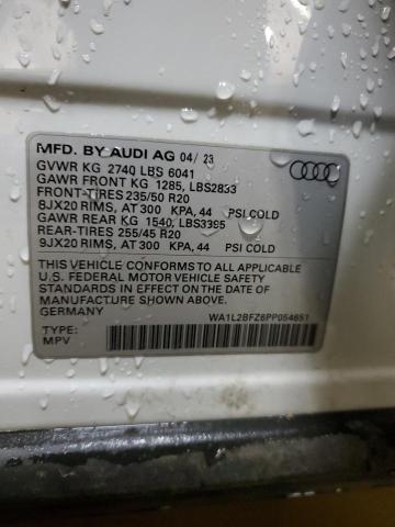 Photo 14 from auction – 2023 AUDI Q4 E-TRON with VIN WA1L2BFZ6PP054651