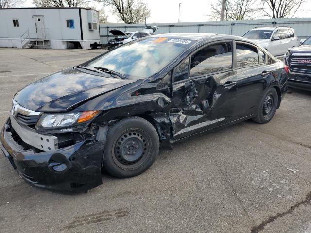 HONDA CIVIC LX 2012 with VIN 19XFB2F5XCE107264 - Photo from auction