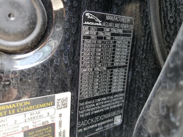 Photo 14 from auction – 2021 JAGUAR F-PACE with VIN SADCK2EX2MA686264