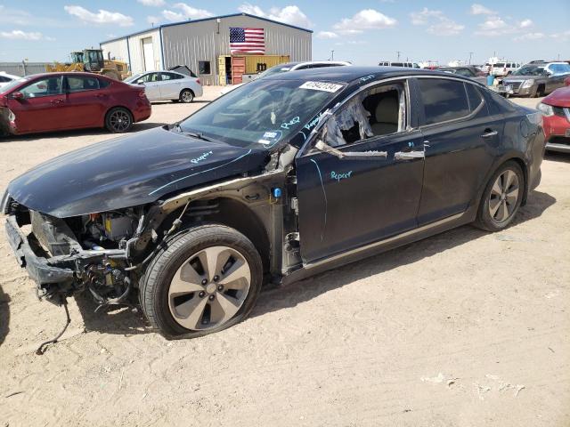 KIA OPTIMA HYB 2015 with VIN KNAGN4AD8F5080620 - Photo from auction