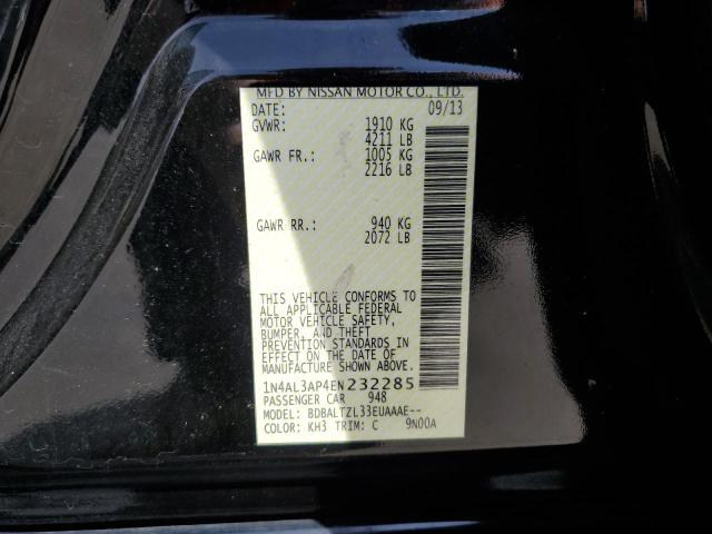 Photo 12 from auction – 2014 NISSAN ALTIMA 2.5 with VIN 1N4AL3AP4EN232285