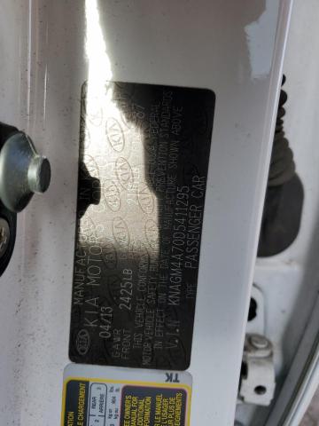 Photo 12 from auction – 2013 KIA OPTIMA LX with VIN KNAGM4A70D5411295