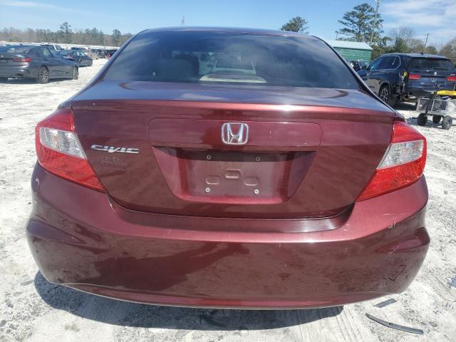 Photo 6 from auction – 2012 HONDA CIVIC LX with VIN 19XFB2F53CE110362