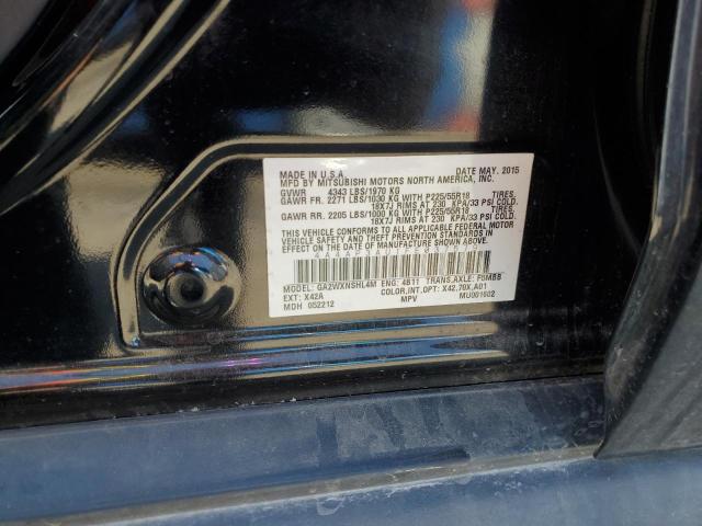 Photo 12 from auction – 2015 MITSUBISHI OUTLANDER with VIN 4A4AP3AU1FE037579