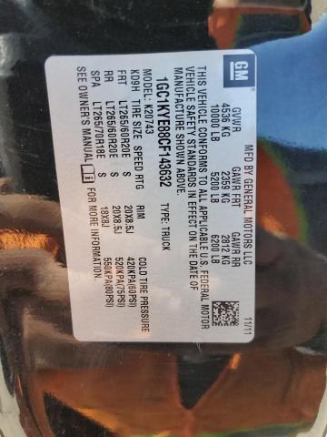 Zdjęcie 13 z aukcji – 2012 CHEVROLET SILVERADO z VIN 1GC1KYE88CF143632