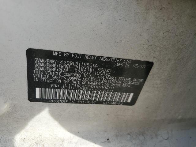 Photo 13 from auction – 2011 SUBARU IMPREZA 2. with VIN JF1GH6A60BH800501