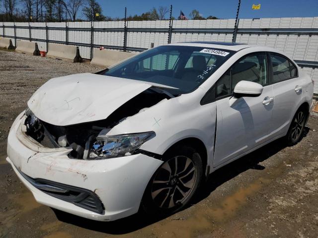 HONDA CIVIC EX 2015 with VIN 2HGFB2F80FH502087 - Photo from auction