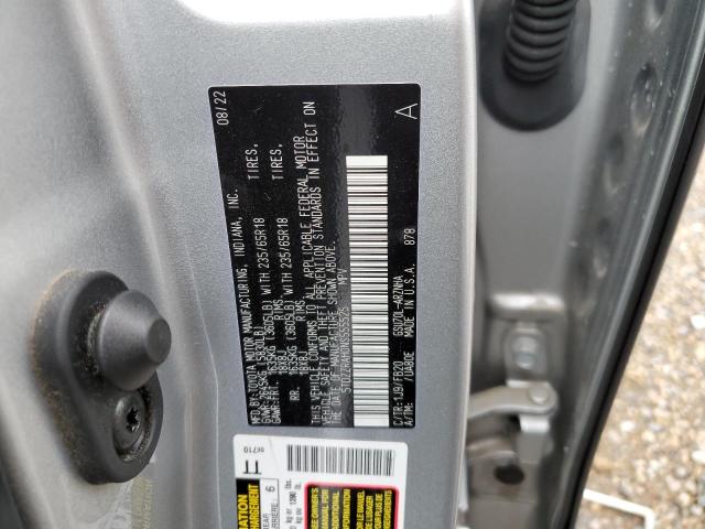 Photo 13 from auction – 2022 TOYOTA HIGHLANDER with VIN 5TDZZRAH0NS555525