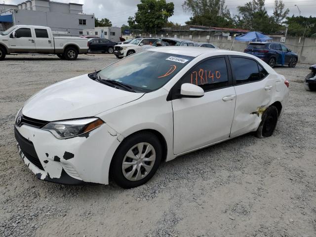 TOYOTA COROLLA L 2016 with VIN 2T1BURHE6GC515019 - Photo from auction