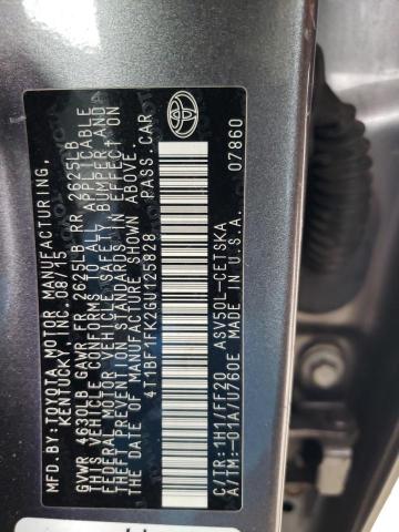 Photo 13 from auction – 2016 TOYOTA CAMRY LE with VIN 4T1BF1FK2GU125828