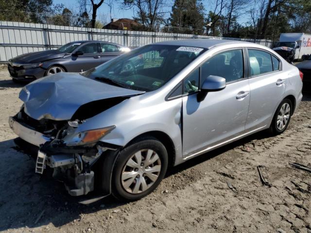 HONDA CIVIC LX 2012 with VIN 19XFB2F57CE363023 - Photo from auction
