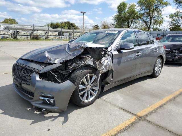 INFINITI Q50 BASE 2014 with VIN JN1BV7APXEM686291 - Photo from auction