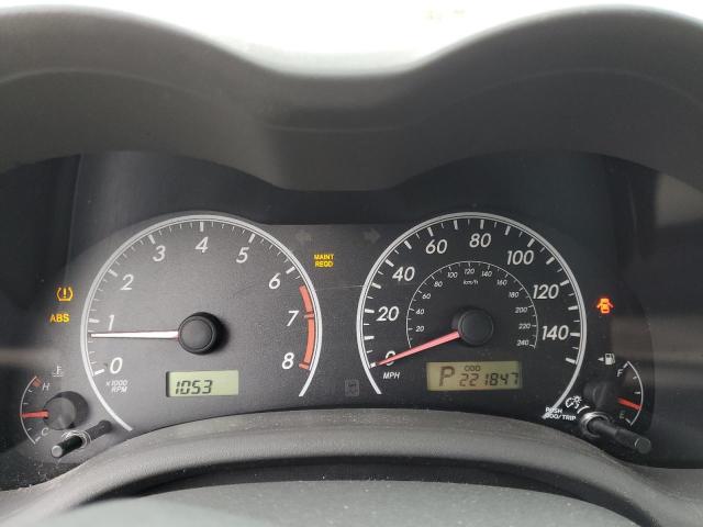 Photo 9 from auction – 2009 TOYOTA COROLLA BA with VIN 1NXBU40E79Z133467