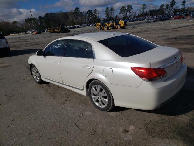 Photo 2 from auction – 2011 TOYOTA AVALON BAS with VIN 4T1BK3DB8BU395973