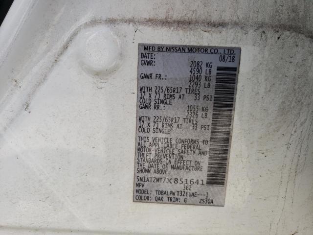 Photo 14 from auction – 2018 NISSAN ROGUE S with VIN 5N1AT2MT7JC851641