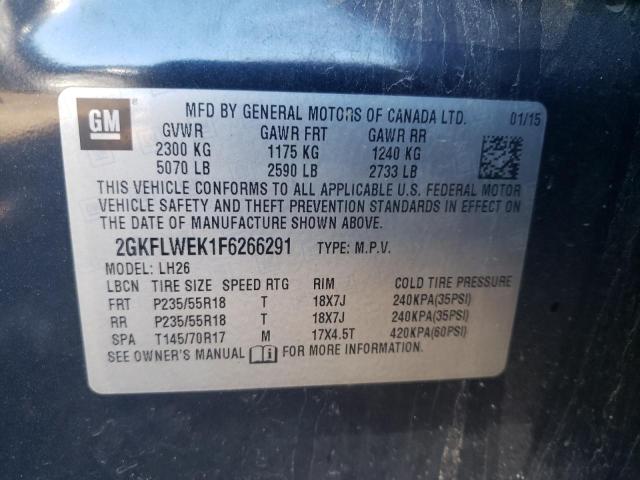 Zdjęcie 12 z aukcji – 2015 GMC TERRAIN SL z VIN 2GKFLWEK1F6266291