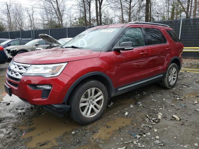 FORD EXPLORER X 2018 with VIN 1FM5K8DH0JGC64614 - Photo from auction