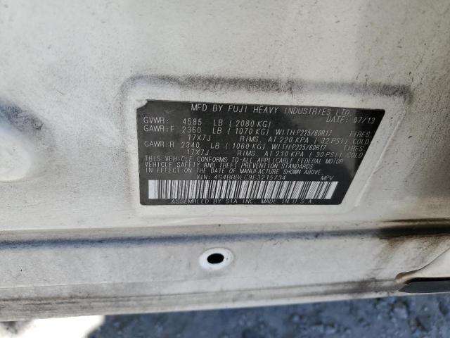 Снимка 14 от търг – 2014 SUBARU OUTBACK 2. с VIN 4S4BRBLC9E3215734