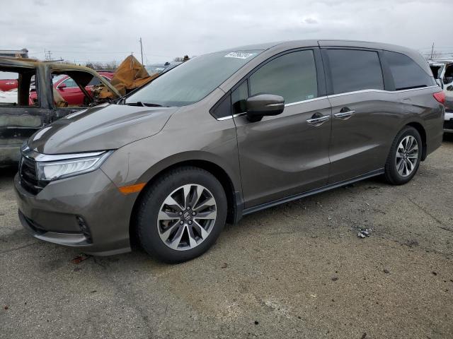 Photo 1 from auction – 2021 HONDA ODYSSEY EX with VIN 5FNRL6H72MB036766