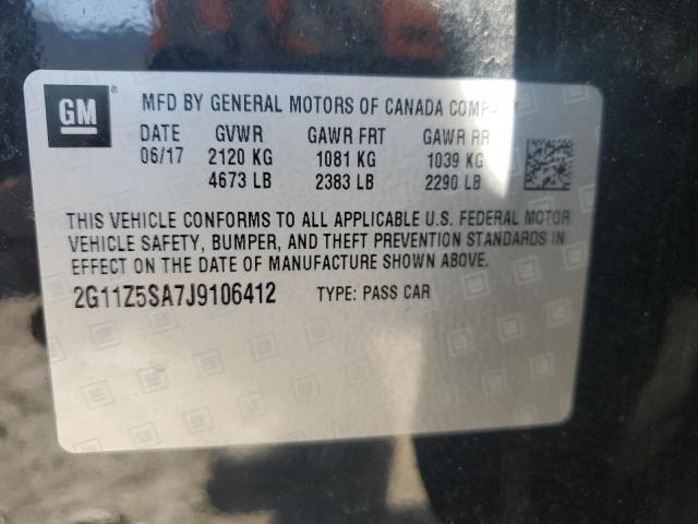 Photo 12 from auction – 2018 CHEVROLET IMPALA LS with VIN 2G11Z5SA7J9106412