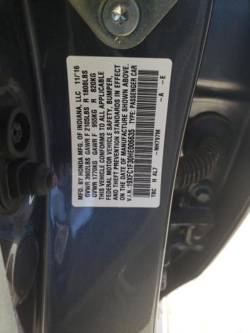 Photo 12 from auction – 2017 HONDA CIVIC EX with VIN 19XFC1F30HE006635