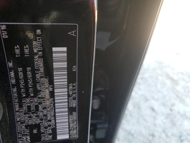 Photo 13 from auction – 2016 TOYOTA HIGHLANDER with VIN 5TDBKRFH8GS244376