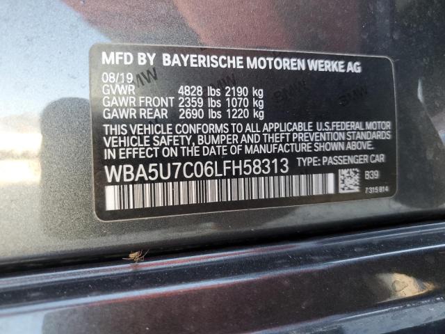 Photo 12 from auction – 2020 BMW M340I with VIN WBA5U7C06LFH58313